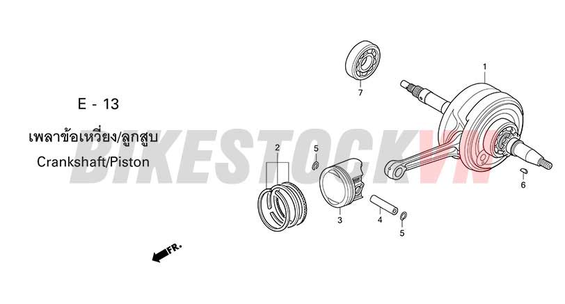 E-13_TRỤC CƠ/PISTON